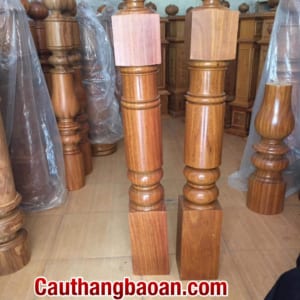 Trụ gỗ cầu thang lan can tại Hà Nội