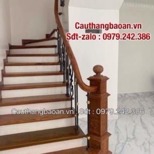 Báo giá cầu thang lan sắt nghệ thuật tại Hà Nội