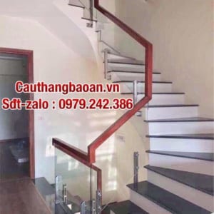Cầu thang kính lan can kính cường lực, Cầu thang kính Hà Nội