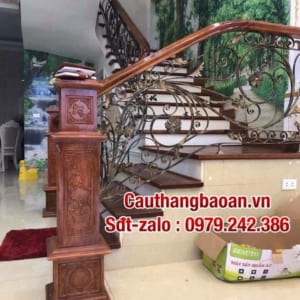 Cầu thang sắt nghệ thuật, Lan can sắt nghệ thuật