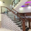Cầu thang kính, Lan can cầu thang kính gỗ đẹp