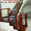 Cầu thang kính tay vịn gỗ, Báo giá cầu thang kính tay vịn gỗ
