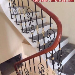 Các mẫu cầu thang sắt nghệ thuật đẹp nhất tại Hà Nội