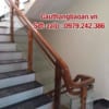 Cầu thang kính cường lực, Cầu thang kính gỗ đẹp ở Hà Nội