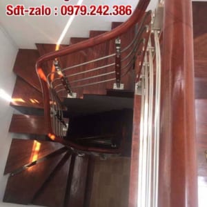 Cầu thang xương cá mặt bậc gỗ, Cầu thang xương cá đẹp