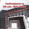 Cầu thang lan can inox gỗ đẹp, Cầu thang inox tại Hà Nội