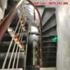 Cầu thang inox gỗ, Báo giá cầu thang inox tay vịn gỗ