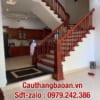 Cầu thang lan can gỗ đẹp
