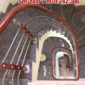 Cầu thang inox tay vịn gỗ, Cầu thang inox tay vịn gỗ đẹp nhất