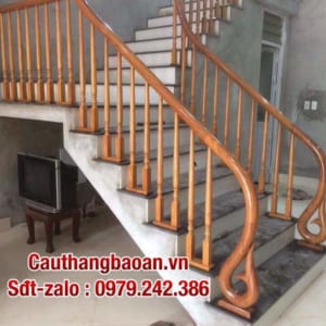 Báo giá cầu thang gỗ, Lan can gỗ tại Hà Nội