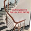 Báo giá cầu thang inox tay vịn gỗ, Cầu thang lan can inox tay vịn nhựa đẹp nhất tại Hà Nội