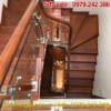 100 mẫu cầu thang kính tay vịn gỗ, Cầu thang kính đẹp tay vịn inox. Báo giá lan can cầu thang kính cường lực tại Hà Nội