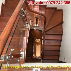 100 mẫu cầu thang kính tay vịn gỗ, Cầu thang kính đẹp tay vịn inox. Báo giá lan can cầu thang kính cường lực tại Hà Nội