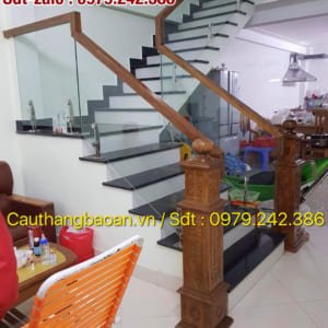 Xem ngay 999 mẫu lan can cầu thang kính tay vịn gỗ , Cầu thang kính cường lực đẹp hiện đại