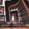 Cầu thang gỗ, Cầu thang lan can gỗ đẹp tại Hà Nội