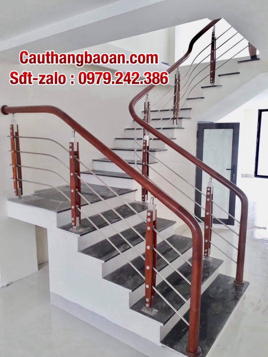 MẪU CẦU THANG INOX ĐẸP NHẤT HIỆN NAY