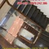 Cầu Thang Kính Cường Lực Đẹp . Mẫu Cầu Thang Kính Tay Vịn Gỗ