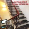 Cầu Thang Lan Can Sắt Tay Vịn Gỗ . Cầu Thang Sắt Đẹp Tại Hà Nội