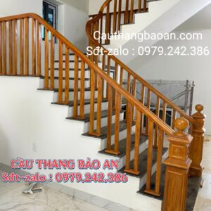 MẪU CẦU THANG GỖ ĐẸP . CẦU THANG GỖ TẠI HÀ NỘI