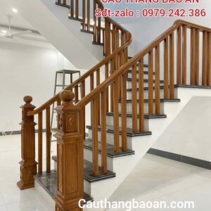 CẦU THANG CON TIỆN GỖ LIM NAM PHI. CẦU THANG GỖ ĐẸP TẠI HÀ NỘI