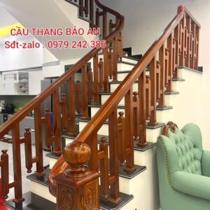 Cầu Thang Gỗ Lim Nam Phi Tại Hà Nội . Báo Giá Cầu Thang Gỗ Tại Hà Nội