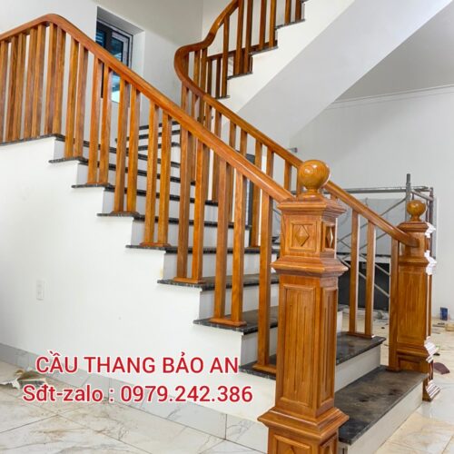 CẦU THANG GỖ ĐẸP HÀ NỘI . LAN CAN CẦU THANG GỖ ĐẸP
